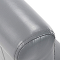 Genna Grey Bonded Leather Dining Chair