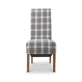 Genna Checked Herringbone Dining Chair