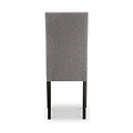 Conran Grey Stud Detail Dining Chair with Black Legs