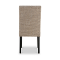 Madoc Waffle Stitch Dining Chair with Black Legs 