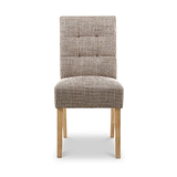 Madoc Waffle Stitch Dining Chair with Natural Legs 