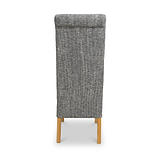 Deryn Grey Tweed Dining Chair