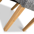 Deryn Grey Tweed Dining Chair
