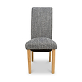 Deryn Grey Tweed Dining Chair
