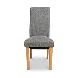 Deryn Grey Tweed Dining Chair