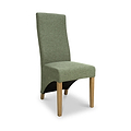 Keran Green Weave Dining Chair from Roseland Furniture