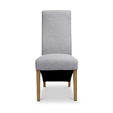 Keran Grey Weave Dining Chair from Roseland Furniture