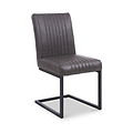 Branok Cantilever Grey Faux Leather Dining Chair from Roseland Furniture