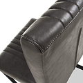 Branok Cantilever Grey Faux Leather Dining Chair from Roseland Furniture