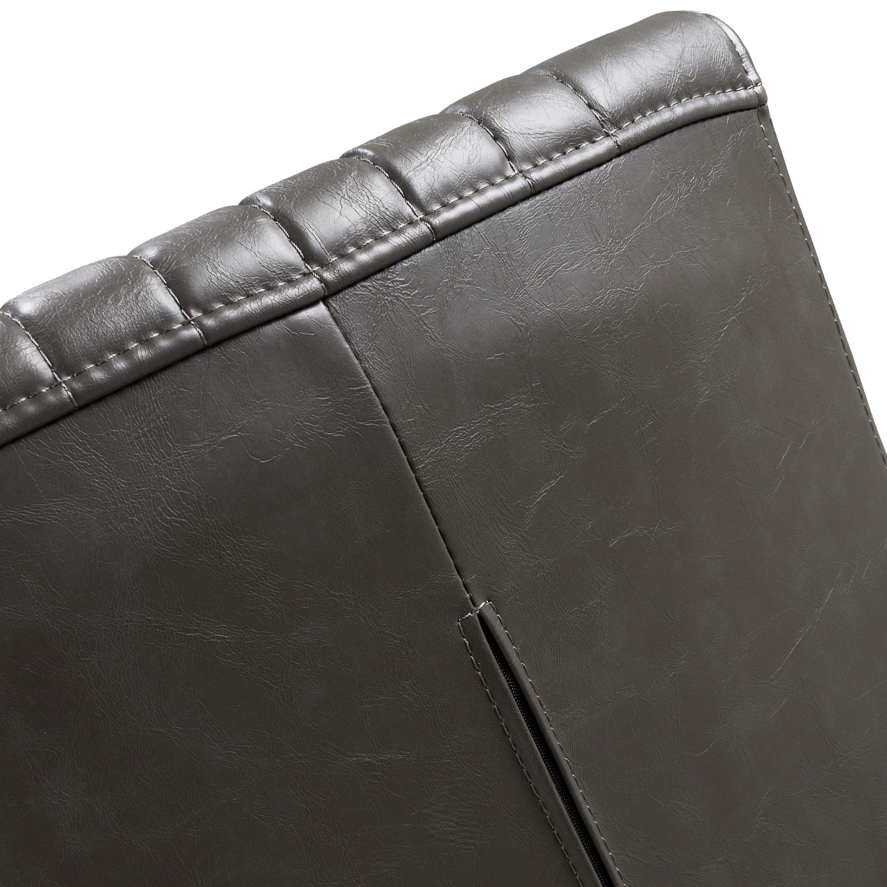 Branok Cantilever Grey Faux Leather Dining Chair from Roseland Furniture