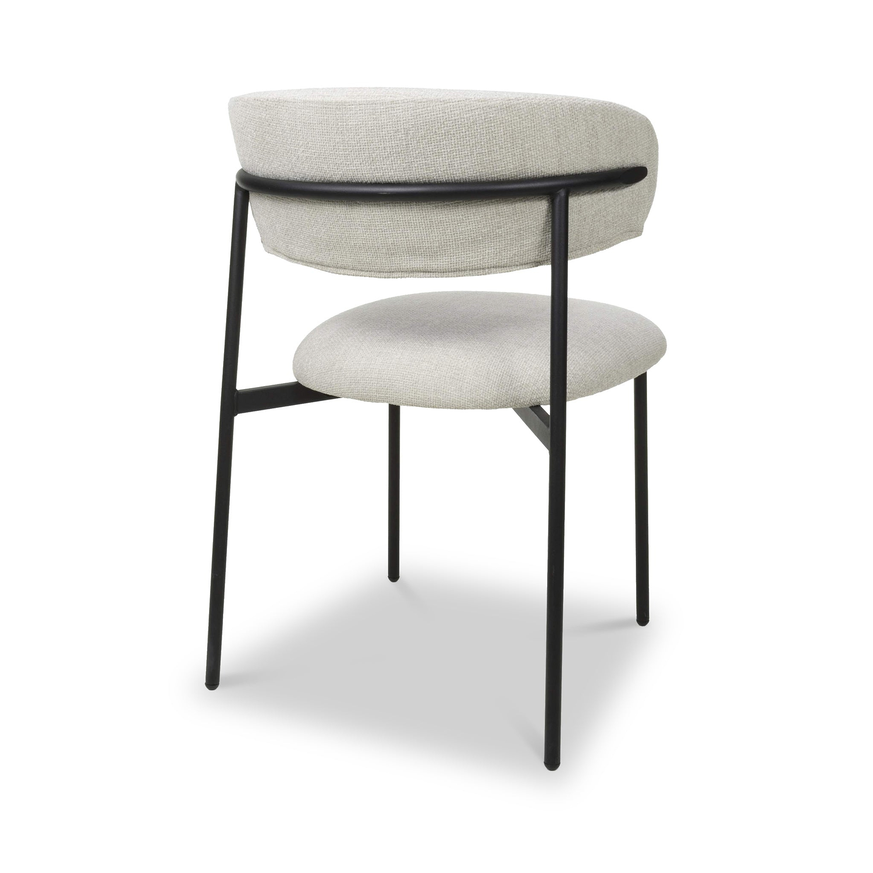 Elvina Dining Chair Nat Faux Linen from Roseland Furniture