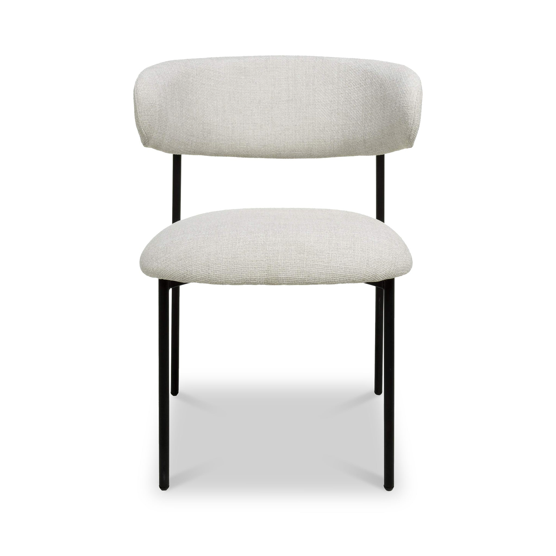 Elvina Dining Chair Nat Faux Linen from Roseland Furniture