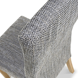 Cariad Dining Chair Grey Tweed from Roseland Furniture