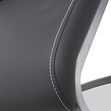 Rhoslyn Faux Leather Dining Chair Black from Roseland Furniture