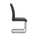 Rhoslyn Faux Leather Dining Chair Black from Roseland Furniture
