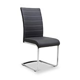 Rhoslyn Faux Leather Dining Chair Black from Roseland Furniture