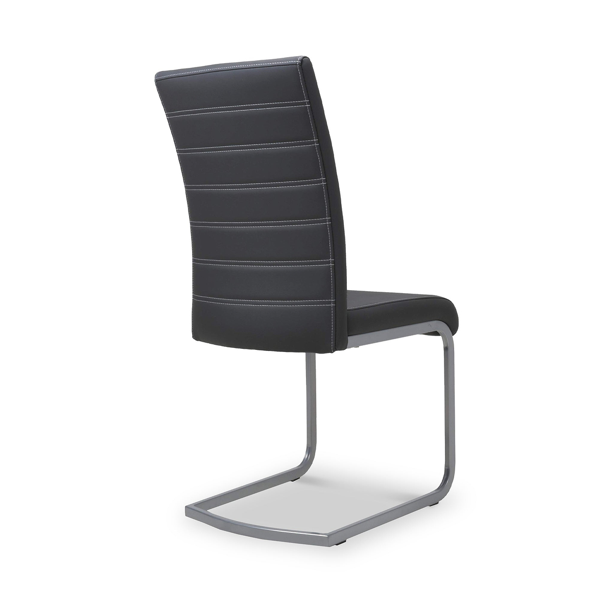 Rhoslyn Faux Leather Dining Chair Black from Roseland Furniture