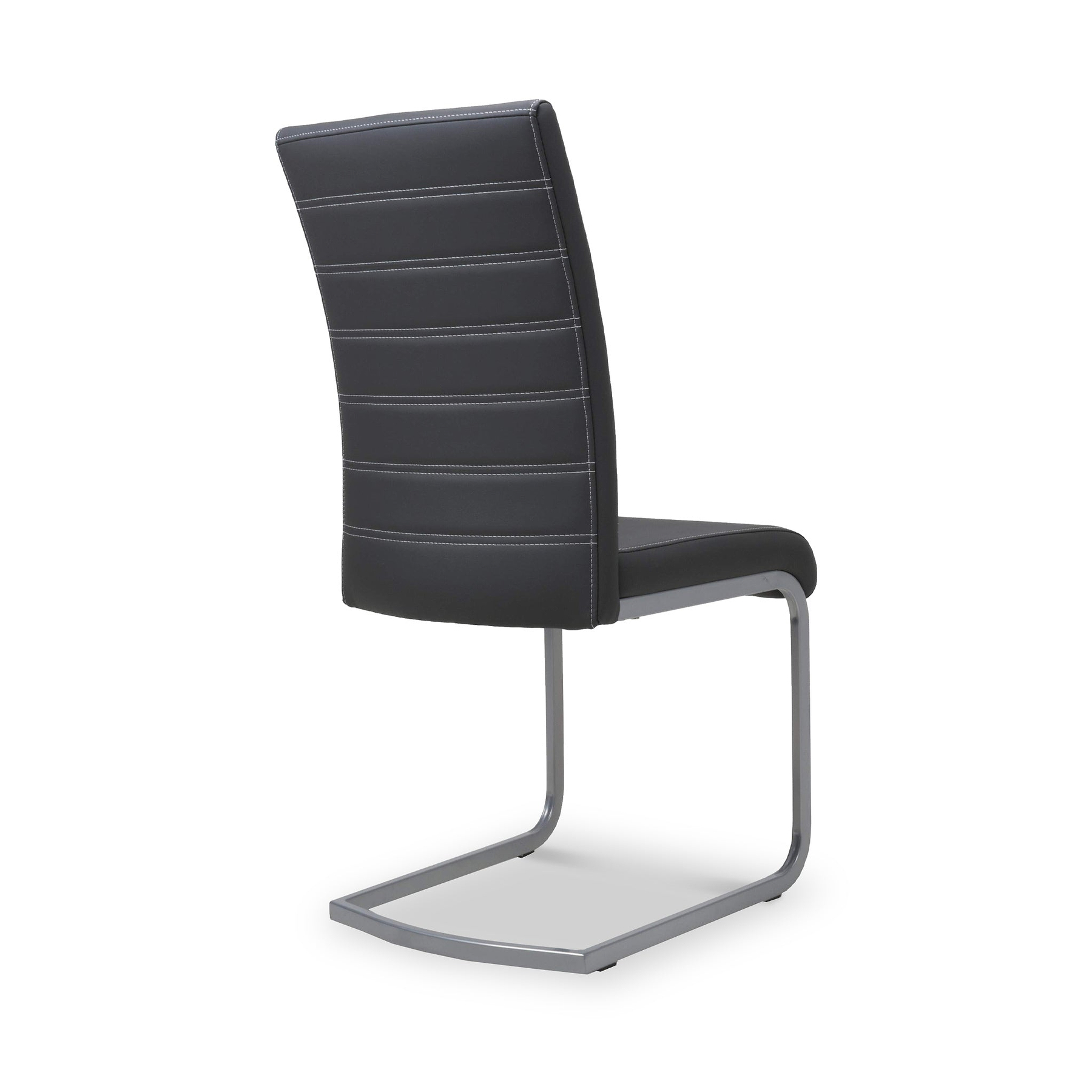 Rhoslyn Faux Leather Dining Chair Black from Roseland Furniture