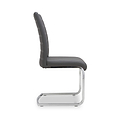Rhoslyn Faux Leather Dining Chair Grey from Roseland Furniture