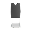 Arwell Grey Faux Leather Dining Chair from Roseland Furniture