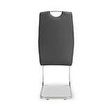 Arwell Grey Faux Leather Dining Chair from Roseland Furniture
