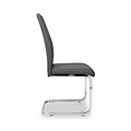 Arwell Grey Faux Leather Dining Chair from Roseland Furniture