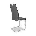 Arwell Grey Faux Leather Dining Chair from Roseland Furniture