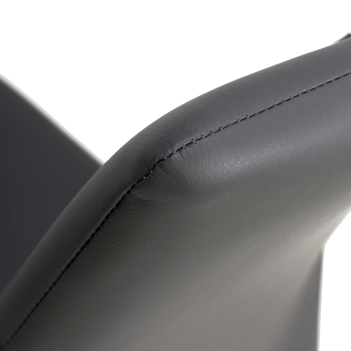 Maela Grey Faux Leather Dining Chair from Roseland Furniture