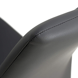 Maela Grey Faux Leather Dining Chair from Roseland Furniture
