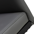Maela Grey Faux Leather Dining Chair from Roseland Furniture
