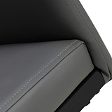 Maela Grey Faux Leather Dining Chair from Roseland Furniture