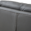 Elara Swivel Faux Leather Dining Chair Grey from Roseland Furniture