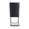 Aeron Faux Leather Dining Chair Black from Roseland Furniture