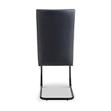 Aeron Faux Leather Dining Chair Black from Roseland Furniture