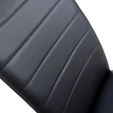 Aeron Faux Leather Dining Chair Black from Roseland Furniture