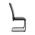 Aeron Faux Leather Dining Chair Black from Roseland Furniture