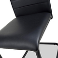 Aeron Faux Leather Dining Chair Black from Roseland Furniture