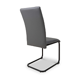Aeron Faux Leather Dining Chair Grey from Roseland Furniture