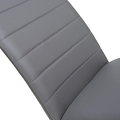 Aeron Faux Leather Dining Chair Grey from Roseland Furniture