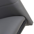 Aeron Faux Leather Dining Chair Grey from Roseland Furniture