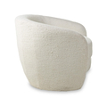 Kendry White Boucle Tub Chair from Roseland Furniture