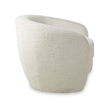 Kendry White Boucle Tub Chair from Roseland Furniture