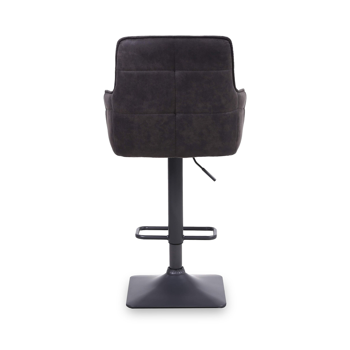 Morwyn Faux Suede Bar Stool Grey from Roseland Furniture