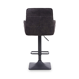 Morwyn Faux Suede Bar Stool Grey from Roseland Furniture