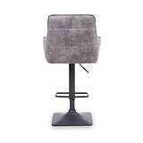 Morwyn Faux Suede Bar Stool Charcoal from Roseland Furniture