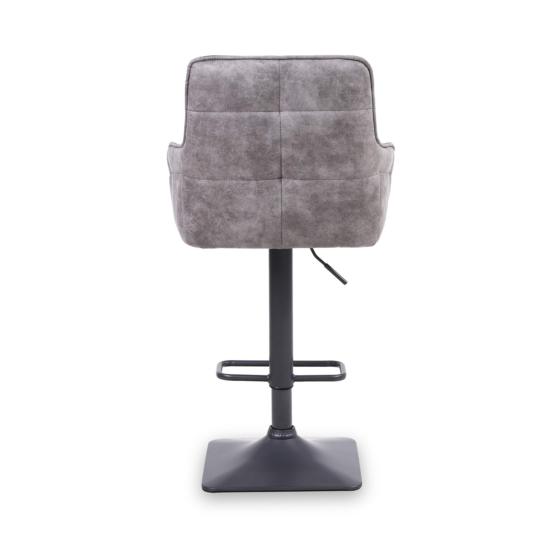 Morwyn Faux Suede Bar Stool Charcoal from Roseland Furniture