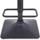 Morwyn Faux Suede Bar Stool Charcoal from Roseland Furniture