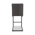 Trelise Cantilever Grey Faux Leather Bar Stool from Roseland Furniture