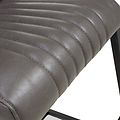 Trelise Cantilever Grey Faux Leather Bar Stool from Roseland Furniture