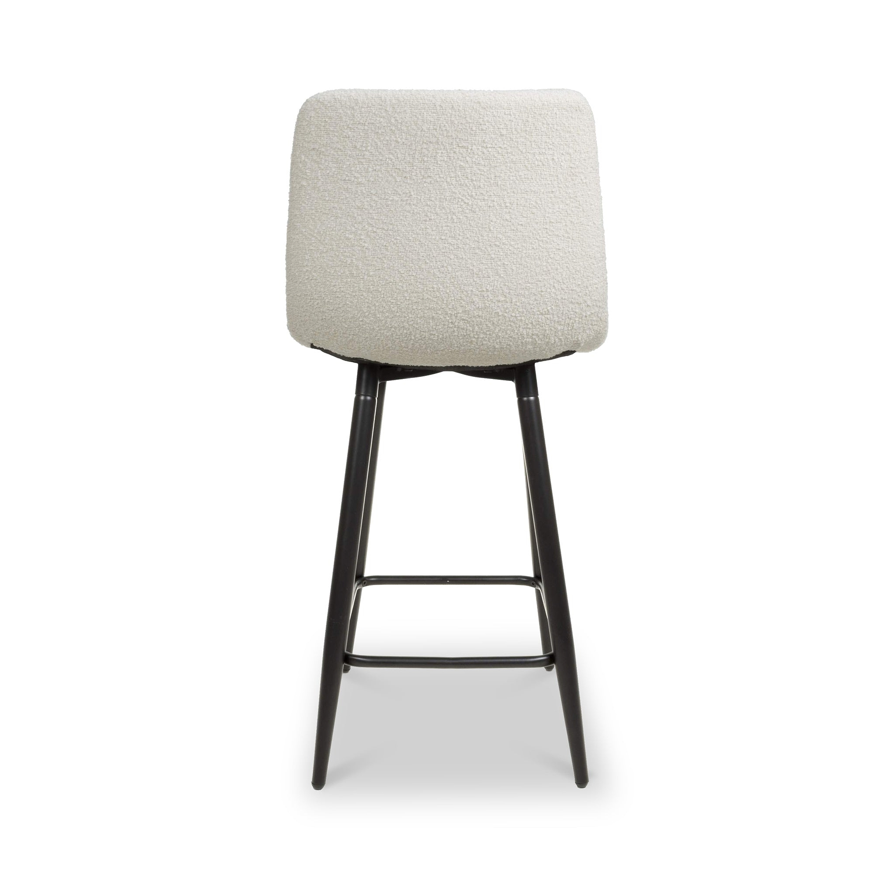 Wenford Faux Linen Bar Stool Cream from Roseland Furniture